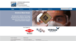 Desktop Screenshot of micromaterialstech.com
